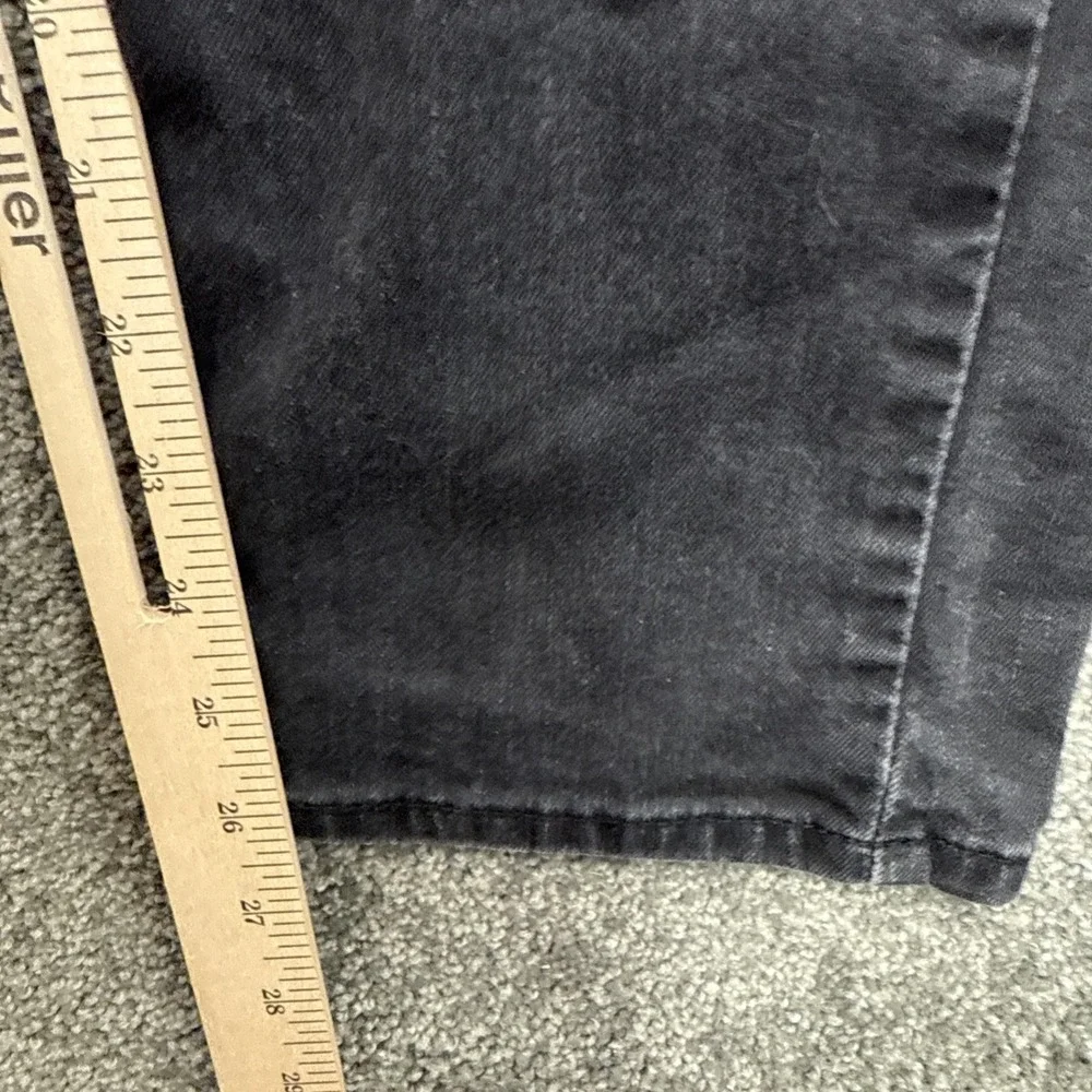 Levis 512 Mens Jeans 38x30 Straight Leg Black Denim Soft Stretch Pants